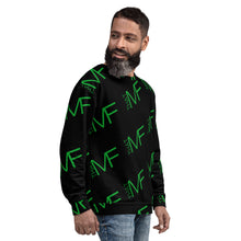 Load image into Gallery viewer, THAT MF Logo AOP Unisex Sweatshirt (Green Print)