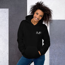 Load image into Gallery viewer, THAT MF Logo Unisex Hoodie - Small Print (White Print)