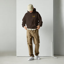 Load image into Gallery viewer, THAT MF Logo Unisex Hoodie - Small Print (Gold Print)