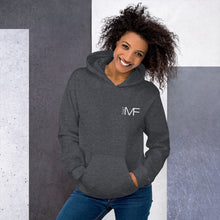 Load image into Gallery viewer, THAT MF Logo Unisex Hoodie - Small Print (White Print)