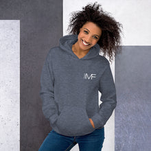 Load image into Gallery viewer, THAT MF Logo Unisex Hoodie - Small Print (White Print)