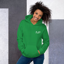 Load image into Gallery viewer, THAT MF Logo Unisex Hoodie - Small Print (White Print)
