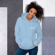 Load image into Gallery viewer, THAT MF Logo Unisex Hoodie - Small Print (White Print)