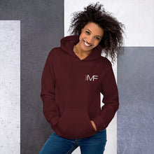 Load image into Gallery viewer, THAT MF Logo Unisex Hoodie - Small Print (White Print)