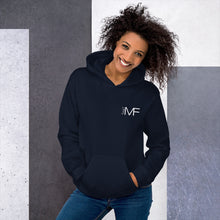 Load image into Gallery viewer, THAT MF Logo Unisex Hoodie - Small Print (White Print)