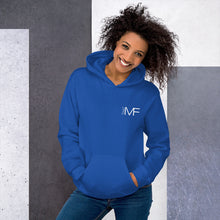 Load image into Gallery viewer, THAT MF Logo Unisex Hoodie - Small Print (White Print)
