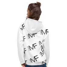 Load image into Gallery viewer, THAT MF Logo AOP Unisex Hoodie (Black Print)