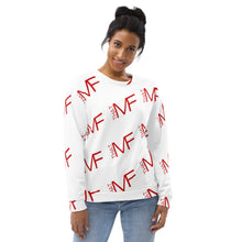 Load image into Gallery viewer, THAT MF Logo AOP Unisex Sweatshirt (Red Print)