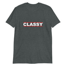 Load image into Gallery viewer, CLASSY Unisex Tee (White Print)