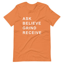 Load image into Gallery viewer, ASK BELIEVE Unisex Tee (White Print)