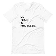 Load image into Gallery viewer, MY PEACE Unisex Tee (Black Print)