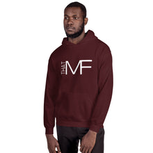 Load image into Gallery viewer, That MF Logo Unisex Hoodie (White Print)