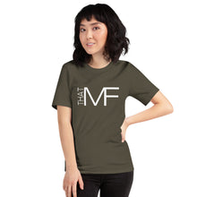 Load image into Gallery viewer, That MF Logo Unisex Tee (White Print)