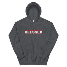 Load image into Gallery viewer, BLESSED Unisex Hoodie (White Print)
