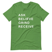 Load image into Gallery viewer, ASK BELIEVE Unisex Tee (White Print)