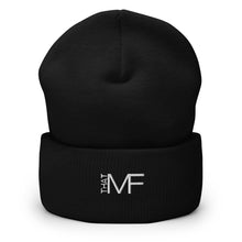 Load image into Gallery viewer, That MF Logo Cuffed Beanie (White Stitch)