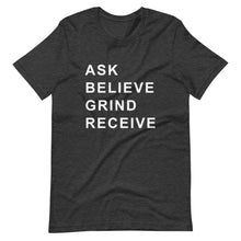 Load image into Gallery viewer, ASK BELIEVE Unisex Tee (White Print)