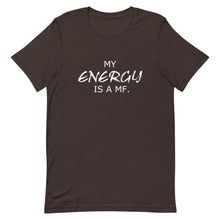 Load image into Gallery viewer, MY ENERGY/MF Unisex Tee (White Print)