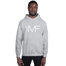 Load image into Gallery viewer, That MF Logo Unisex Hoodie (White Print)