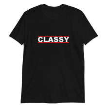 Load image into Gallery viewer, CLASSY Unisex Tee (White Print)