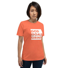 Load image into Gallery viewer, GOD GOALS GRIND Unisex Tee (White Box)