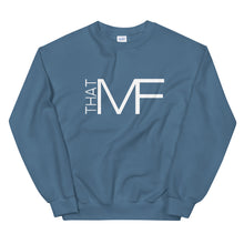 Load image into Gallery viewer, That MF Logo Unisex Sweatshirt (White print)