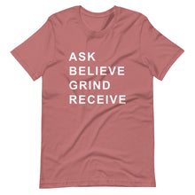 Load image into Gallery viewer, ASK BELIEVE Unisex Tee (White Print)