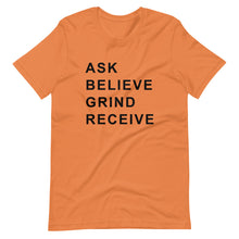 Load image into Gallery viewer, ASK BELIEVE Unisex Tee (Black Print)
