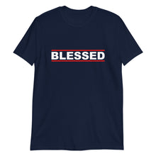 Load image into Gallery viewer, BLESSED Unisex Tee (White Print)