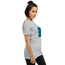 Load image into Gallery viewer, GOD GOALS GRIND Unisex Tee (Black Print/Teal Box)
