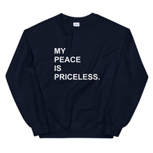 Load image into Gallery viewer, MY PEACE Unisex Sweatshirt (White Print)