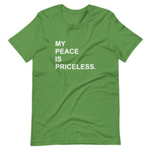 Load image into Gallery viewer, MY PEACE Unisex Tee (White Print)