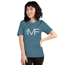 Load image into Gallery viewer, That MF Logo Unisex Tee (White Print)