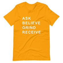 Load image into Gallery viewer, ASK BELIEVE Unisex Tee (White Print)