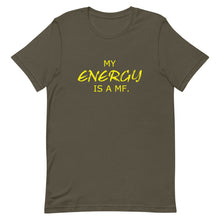Load image into Gallery viewer, MY ENERGY/MF Unisex Tee (Gold Print)