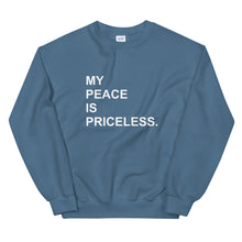 Load image into Gallery viewer, MY PEACE Unisex Sweatshirt (White Print)