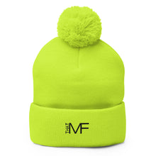 Load image into Gallery viewer, That MF Logo Pom-Pom Beanie (Black Stitch)