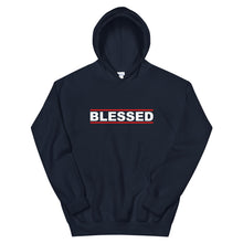 Load image into Gallery viewer, BLESSED Unisex Hoodie (White Print)