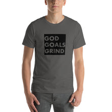 Load image into Gallery viewer, GOD GOALS GRIND Unisex Tee (Black Box)