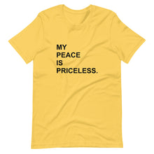 Load image into Gallery viewer, MY PEACE Unisex Tee (Black Print)