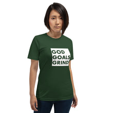 Load image into Gallery viewer, GOD GOALS GRIND Unisex Tee (White Box)