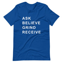 Load image into Gallery viewer, ASK BELIEVE Unisex Tee (White Print)