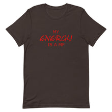Load image into Gallery viewer, MY ENERGY/MF Unisex Tee (Red Print)