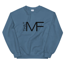 Load image into Gallery viewer, That MF Logo Unisex Sweatshirt (Black Print)