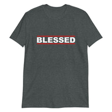 Load image into Gallery viewer, BLESSED Unisex Tee (White Print)