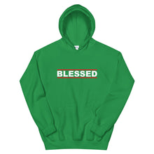 Load image into Gallery viewer, BLESSED Unisex Hoodie (White Print)
