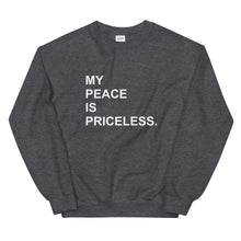 Load image into Gallery viewer, MY PEACE Unisex Sweatshirt (White Print)