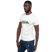 Load image into Gallery viewer, Finish STRONG Unisex Tee (Black/Green Print)