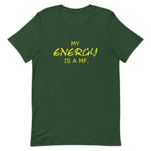Load image into Gallery viewer, MY ENERGY/MF Unisex Tee (Gold Print)