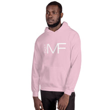 Load image into Gallery viewer, That MF Logo Unisex Hoodie (White Print)